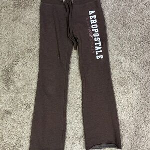 Aeropostale Dark Brown Fleece-Lined Pants
